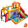 Ballsea Castello Gonfiabile per Bambini, Giardino Gonfiabili per Bambini Da casa con Scivolo, Adatto per regali di festa di compleanno per bambini di età compresa tra 3~10 (343 x 280 x 203 cm）