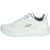 Skechers Bobs B Flex, Scarpe Uomo, Bianco, 45 EU