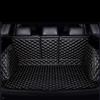 DGCS Pelle Bagagliaio Tappetino per BMW X1 F48 2015-2023, Copertura Totale Copri Baule Tappetino Impermeabile AntiGraffio Vasca Baule Tappeto, Auto Accessori,B/Black Rice