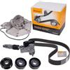 CONTITECH 6PK2490WP1 Pompa acqua + Kit cinghia Poly V con guarnizione meccanico meccanico