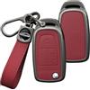 HIBEYO Chiave a scatto per chiave auto, compatibile con DAF 106 CF Euro 6 2022 XG XF Custodia per chiavi, custodia per chiavi, telecomandi, porta chiavi A rosso