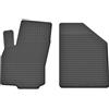 edecor Tappetini in gomma per auto, tappetini in gomma per Peugeot Partner II, anno di costruzione 2008 - 2018, tappetini anteriori e passeggeri DX_B
