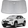 ZWPARTS Parasole per Parabrezza Sostituzione per Toyota Yaris Cross 2020-2024, Pieghevole Parasole per Parabrezza Auto, Visiera Parasole per Parabrezza Anteriore Auto per Bloccare Il 99% Dei Raggi UV