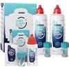 Generico Avizor EVER Clean PLUS - Liquido per Pulizia e Disinfezione delle Lenti a Contatto - Confezione 2x350ml + 90 compresse e Flacone 60ml + 8 Compresse - Kit Viaggio