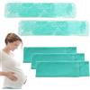 coldchill Impacchi di ghiaccio perineale riutilizzabili per sollievo dal dolore post-partum ed emorroidi, impacco caldo freddo per donne dopo la gravidanza, 2 blocchi di ghiaccio e 3 coperture (verde)