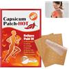 GNAUMORE Cerotti termici in capsaicina, cerotti termici per il corpo, alleviano la tensione muscolare, cerotti termici in capsaicina naturale, 24 pezzi