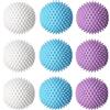 YUDAWN 9 palline da bucato, riutilizzabili, per lavatrice, asciugatrici, asciugatrici, sfere per asciugatrici, sfere per asciugatrici, sfere per lavaggio più soffici