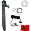 Set Timone Kayak Alta Qualità Timone Posteriore Kayak Completo per Pesca, Mare