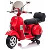 Piston Car Piaggio Vespa PX 150 Rosso Moto Elettrica da Bambini a Batteria 12 V