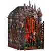 Book Nook in Legno Luce LED Scena Miniatura Libreria Effetto Luminoso