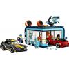 LEGO City 60497 Autolavaggio Drive-In Giocattolo con 2 Modellini di Auto, Funzio
