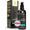 Kapua Naturals Acido ialuronico viso 100 ml - siero viso acido ialuronico concentrato 7x multimolecolare con Aloe Vera bio, vitamina E e B5 - idratante anti‑age per pelle matura e luminosa - vegano, Made in Germany