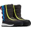 Sorel Whitney 2 Puffy Mid WP, Stivali da Neve Impermeabili, Unisex - Bambini e ragazzi, Jet/Black Youth, 38 EU