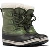 Sorel Yoot Pac Nylon WP, Stivali da Neve Impermeabili Unisex - Bambini e ragazzi, Verde (Hiker Green), 36 EU