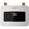 COMFEE' COMFEE 'CWH3.5EA1W Mini scaldabagno 3,6 kW per lavabi a mano, scaldabagno elettrico piccolo 230 V, controllata elettronicamente, resistente alla pressione, riscaldamento istantaneo, salvaspazio