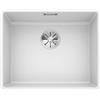 BLANCO SUBLINE 500-F - Lavello da cucina in granito filo-top per basi di lavello con larghezza di 60 cm - SILGRANIT - Bianco - 523535