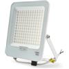 M Ledme - Faretto Proiettore Led Napoli Plus Bianco 100W, Protezione IP65, Dimmerabile da Luce Fredda a Luce Calda 3000K-6000K, Per l'utilizzo in giardini, terrazze, parcheggi, hotel.