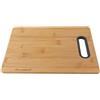 FLORINA Tagliere da Cucina in Bambù (23,5 x 30,5 cm) I Tagliere Legno con Manico in Silicone TITOLARE I Tagliere Antibatterico I Tagliere in Legno da Cucina I Tagliare Formaggio, Carne, Frutta