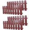 ERINGOGO Recinzione per Tartarughe da Esterno Pvc 4 Pezzi, Recinto Modulare