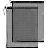 Generic Sacchetti filtranti per pompa per laghetto, 2 pezzi, copertura a rete fine, 30,5 × 40 cm, con coulisse, stile portatile, per esterni, cortile, giardino, fontana, acquario