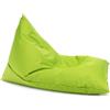 Ecopuf Lazy Pouf Cuscinone S Poltrona Sacco in tessuto Poliestere Antistrappo Impermeabile per Interni ed Esterni 80X130 Cm imbottito con Polistirolo