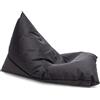 Ecopuf Lazy Pouf Cuscinone S Poltrona Sacco in tessuto Poliestere Antistrappo Impermeabile per Interni ed Esterni 80X130 Cm imbottito con Polistirolo