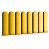 Muralo Pannello Imbottito da Parete Magic Velvet - 30x100 cm, Giallo