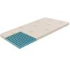 Dormiland Topper Correttore Materasso Singolo Misura Personalizzata in Memory 90 x 200 Altezza 6 cm Memory Foam Sfoderabile ALOES Vera Magnetoterapia Dispositivo Medico