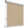 Arreditaly Tenda Verticale Da Sole Frangivista E Parasole Con Cassonetto In Alluminio E Manovella Rimovibile Protezione UV Idrorepellente E Privacy Per Balcone Terrazza Veranda 200 X 250 Cm Beige