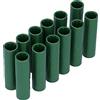 SIXRUN Connettore per Picchetto per Piante da 12 Pezzi, Asta per Telaio da Giardino e Supporto per Staffa per Serra con Materiale PP per Piante (Tubo di collegamento con diametro interno di 16 mm)