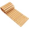 GAOUSD Passerella da giardino in legno pieghevole, vialetto di terrazza, vialetto decorativo da giardino, per terrazzo, cortile, 240 x 43,5 cm