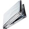 Happyyami Poliestere Pellicola Riflettente Argento, per Piante | Effetto Riflettente, Risparmio di Spazio, Portatile, Resistenza al Vento, per Coltivazioni in Serra