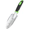 Supertool Pala graduata da giardino, portatile, in lega di alluminio, per trapianto, scavare e diserbare