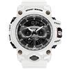 KXAITO Orologi da uomo Sport Outdoor Impermeabile Militare Orologio Da Corsa Auto Cruscotto Design per gli Uomini 3153, 3153 Bianco, Large
