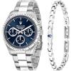 Maserati Orologio Uomo, Tempo, Giorno, Analogico, 43 mm, Collezione COMPETIZIONE, Special Pack - R8853100047