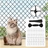 URAQT Rete per Gatti, 4x3m Rete Gatti Balcone con Filo Rinforzato, Retes Anti Uc