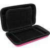 LICAEVEY Custodia da Trasporto con Guscio Duro per il Nuovo 3DS XL/2DS XL - Archiviazione di Protezione da Viaggio con 8 Slot per Cartucce di Gioco e PU PET PU ESTERNO (PINK)