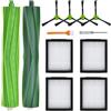 UPUPDAY Kit di Accessori Ricambi per iRobot Roomba i7 i7+ i7 Plus i3 i3+ i4 i4+ i6 i6+ i8 i8+ E5 E6 E7 Aspirapolvere, 2 Spazzola in Gomma, 4 Filtri HEPA, 4 Spazzole Laterali con Viti