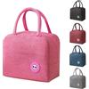 BRYN Borsa Termica Porta Pranzo, 5.6L Borsa Frigo Piccola Pranzo Ufficio, Borsa Pranzo per Lavoro, Scuola, Viaggio, Campeggio, Picnic, Mare（Rosa）