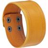 QUARKZMAN Bracciali In Pelle Vacchetta Regolabili 23x3.8cm Polsiere In Pelle Con Bottone A Pressione Stile Punk Per DIY Gioielli Artigianali Per Uomini E Donne, Khaki