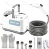 Yaskyly Pulitore a Vapore Portatile 1500W 4 Bar Pulitore a Vapore ad Alta Pressione, Riscaldamento 10s,Serbatoio 2L,Cavo 4.7M,Pulitore a Vapore Professionale Steam Cleaner Vaporetto Portatile per Cucina Bagno