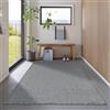 Carpetsale24 Tappeto da soggiorno tappeto grigio moderno per la cameretta dei bambini, la camera da letto, l'ufficio, il corridoio e la cucina Tappeto 120 x 170 cm