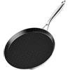 Innerwell Padella per Crepes da 28 cm in Acciaio Inox, Antiaderente