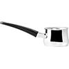 H&H 3314102 Caffettiera Tazze 2 Manico Bachelite, Acciaio Inossidabile, Argento
