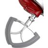 HOMGEN Frusta a Bordo Flessibile per Mixer Attacco Piatto in Acciaio Inox per Mixer con Testa Inclinabile da 4,5/5 QT Accessori di Ricambio con Gancio