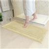 Decomira Tappeto Bagno Antiscivolo | Tappetino bagno super assorbente, lavabile in lavatrice | Per il bagno, la doccia, la vasca da bagno o come tappetino WC | Beige - 80x150 cm