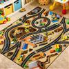 FCXVXCL Tappeto da Gioco per Bambini 60 x 90 cm Tappeto da Gioco Antiscivolo Tappetino da Gioco Lavabile in Lavatrice a Pelo Corto per la Camera dei Bambini Decorazione della Sala Giochi4
