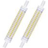 VZRJQ 2 Pezzi Lampadina R7S LED 118MM, R7S LED 118mm Lampadina 9W Dimmerabile per Soggiorno, Lampade da Terra, Parete, Illuminazione Paesaggistica
