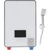 CHIMHOON Scaldabagno elettrico istantaneo da 6500 W, con touch screen, 30-55 °C, mini scaldabagno elettrico istantaneo con controllo intelligente della temperatura e protezione di spegnimento