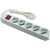 EXTRASTAR multipresa 5 pos 10/16A bipasso/schuko 250v max 2500w